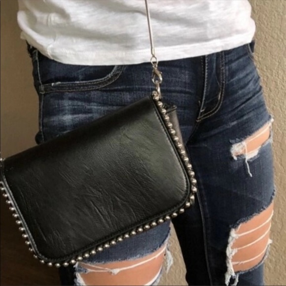 Metal beaded crossbody bag - Picture 3 of 5